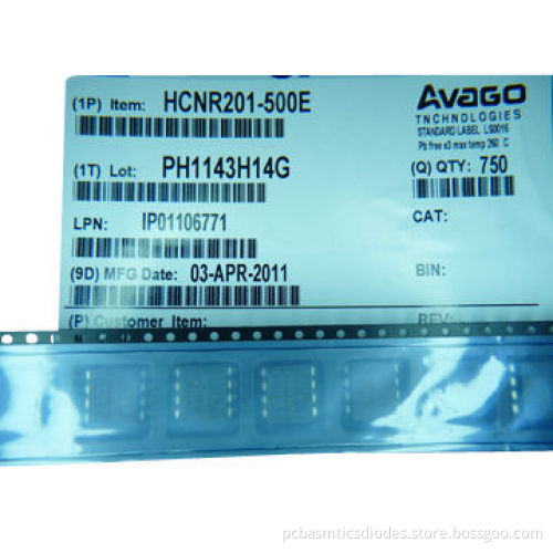 IC Optocoupler Linear, HCNR201-500E Avago 8SMD Original Packing
